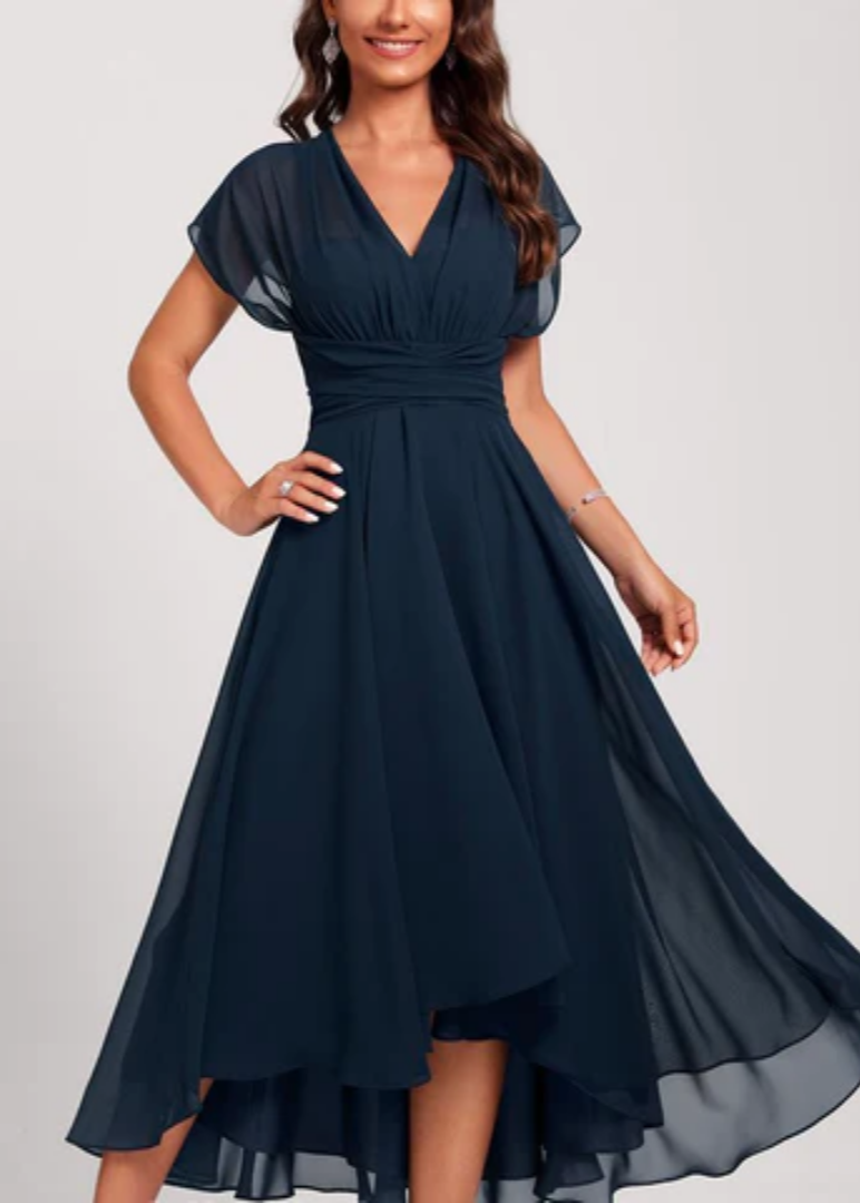 Helena - Vestido Médio Formal