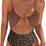 Serena | Monokini de Uma Peça com Recortes e Controlo Abdominal