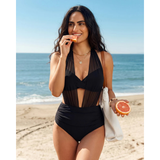 Sabina - Biquíni 2 em 1 de Cintura Alta com Controlo de Barriga