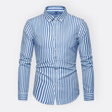 Mário - Camisa Clássica às Riscas