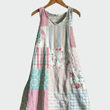 Vanessa - Vestido com Estampa Pastel