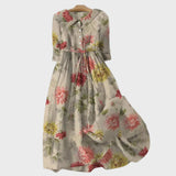 Eva - Vestido Retro com Buquê