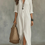 Madalena - Vestido Comprido Elegante