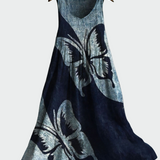 Verónica - Vestido com Estampa de Borboletas