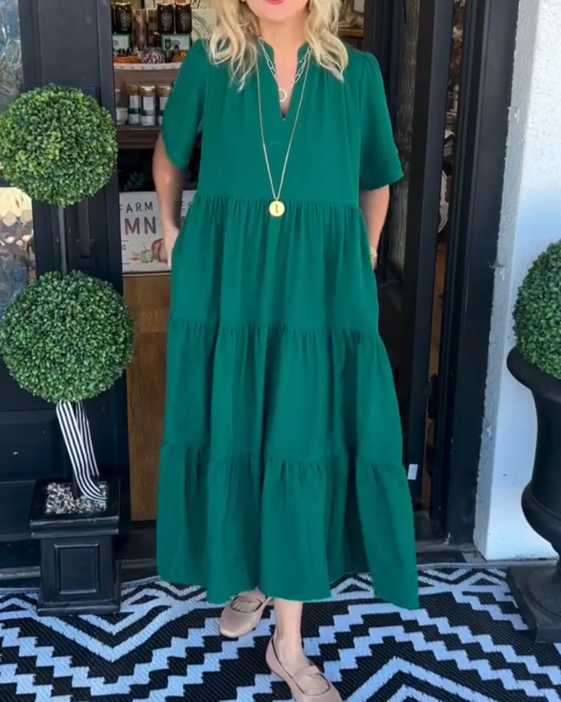 Carlota - Vestido Comprido com Movimento