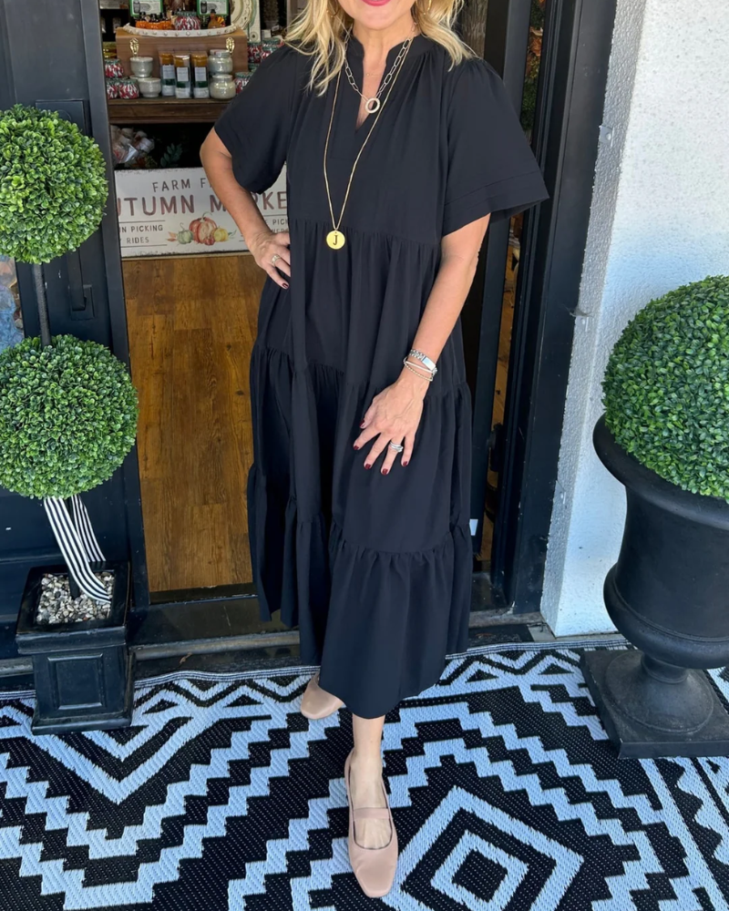 Carlota - Vestido Comprido com Movimento