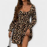 Noémia - Vestido com estampado leopardo