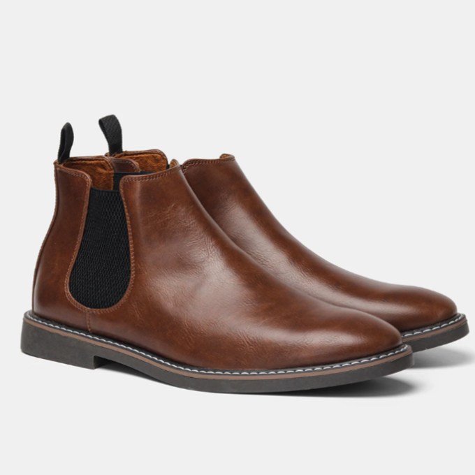 Tomás - Botines Chelsea em Couro
