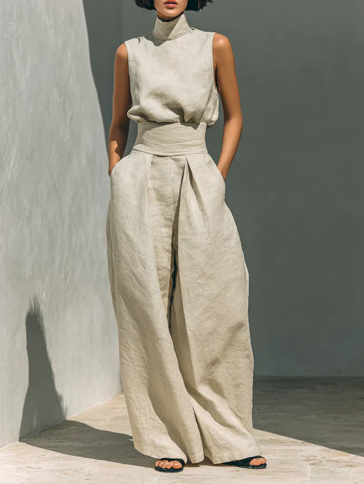 Flor - Conjunto Minimalista sem Mangas