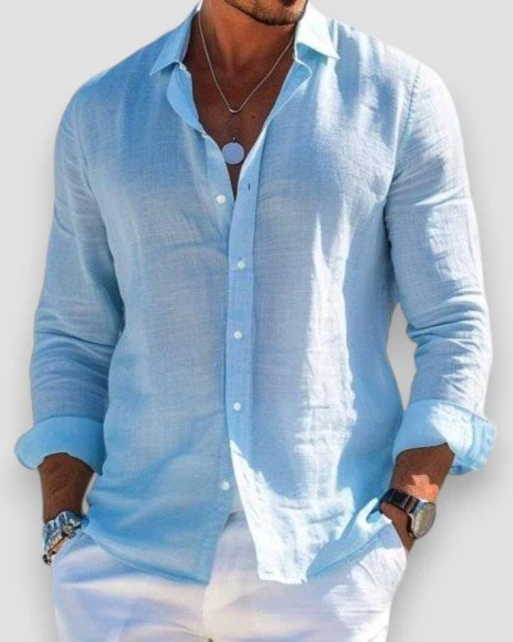 António - Camisa Casual de Linho