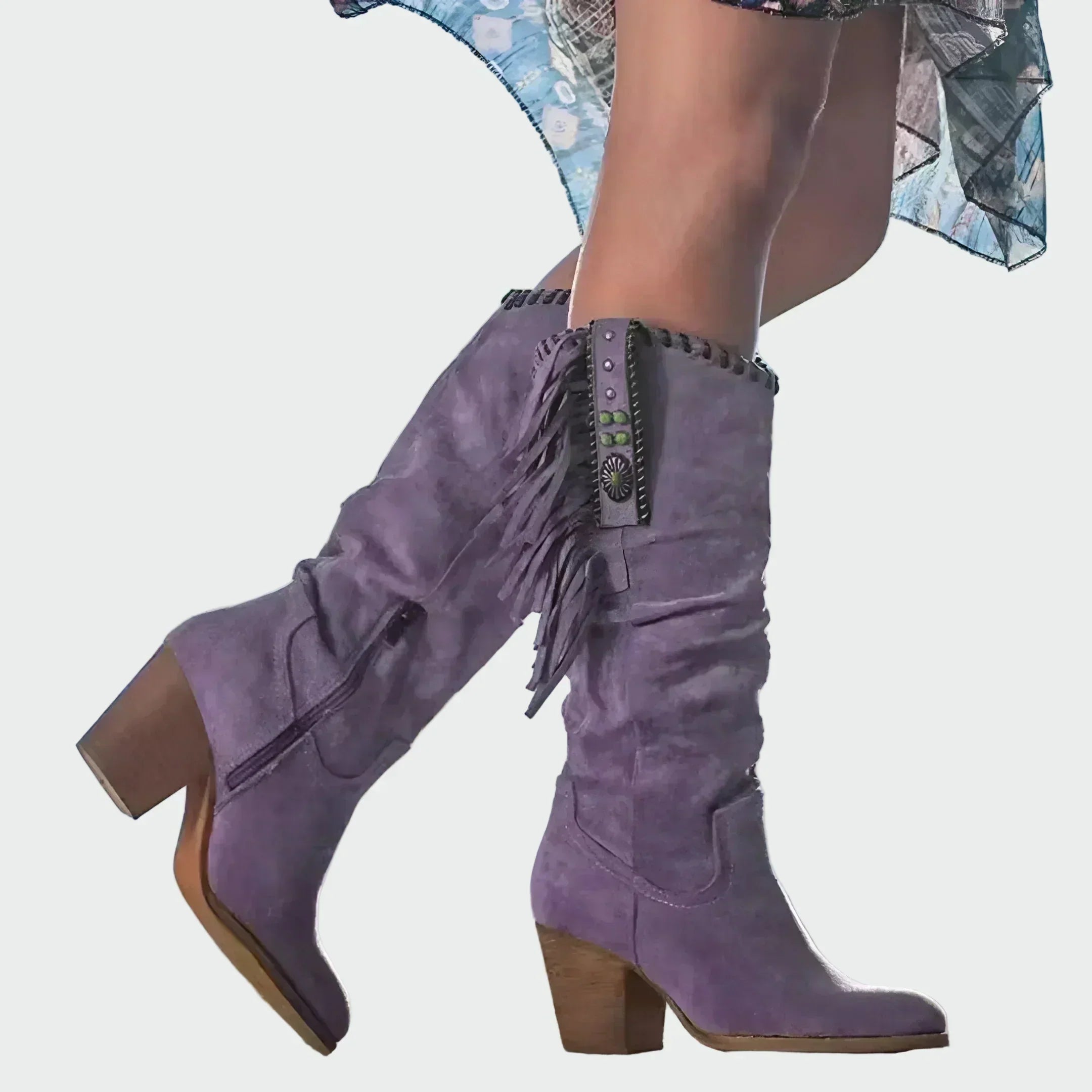 Miriam - Botins de couro confortáveis