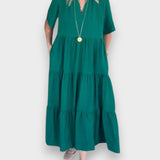 Carlota - Vestido Comprido com Movimento