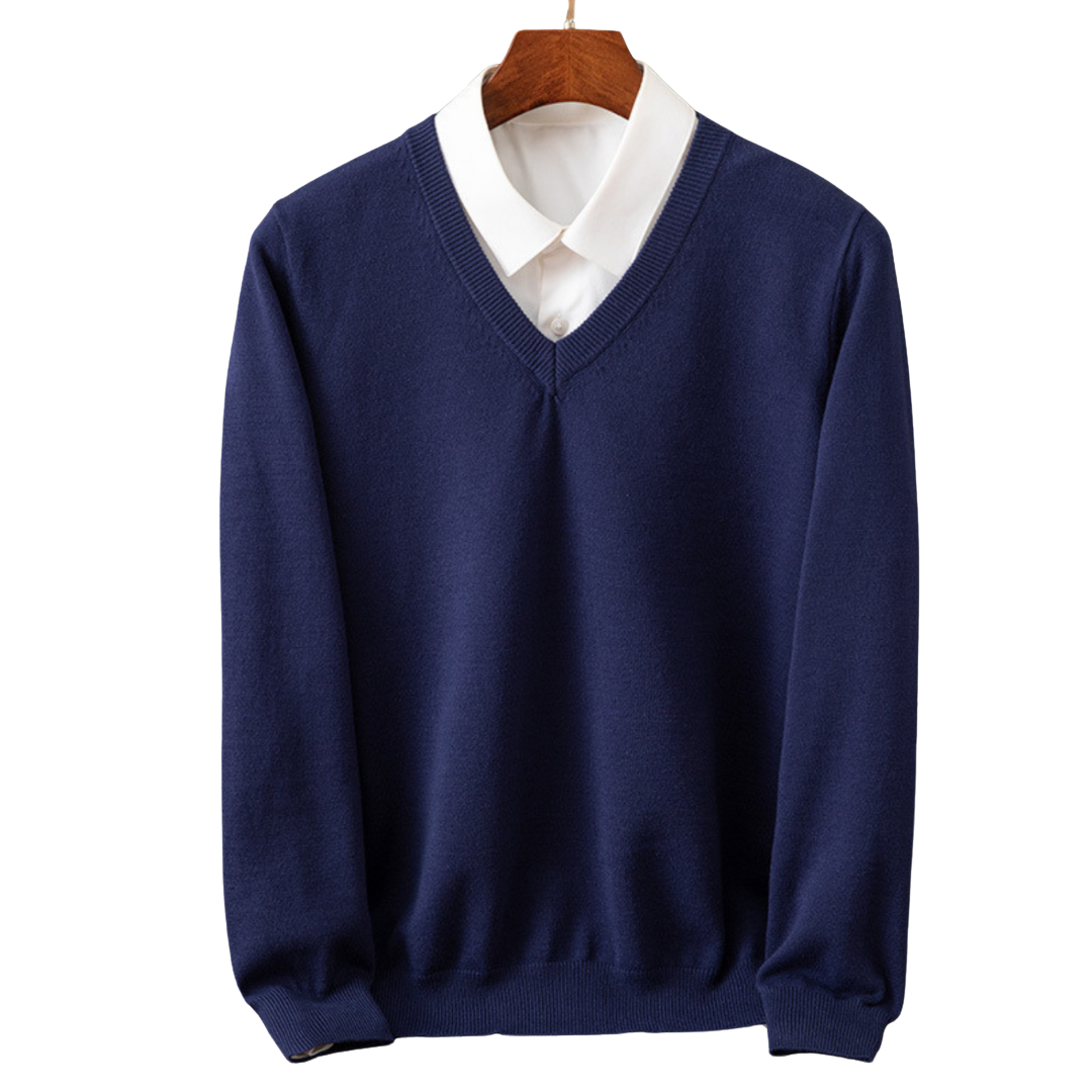 Simão - Pullover em V para Homens