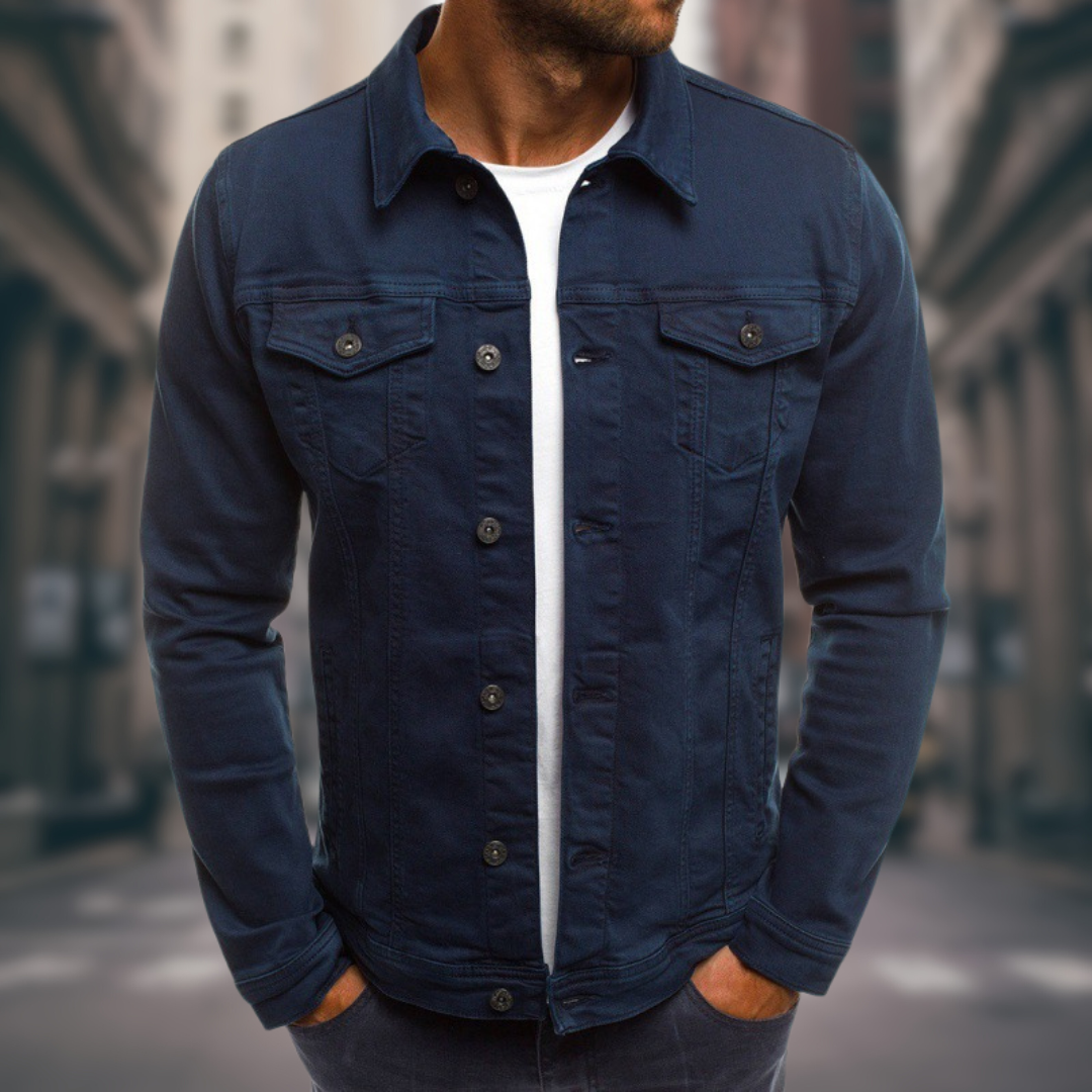 Marco - Jaqueta de Denim Corte Ajustado