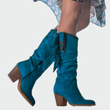 Miriam - Botins de couro confortáveis