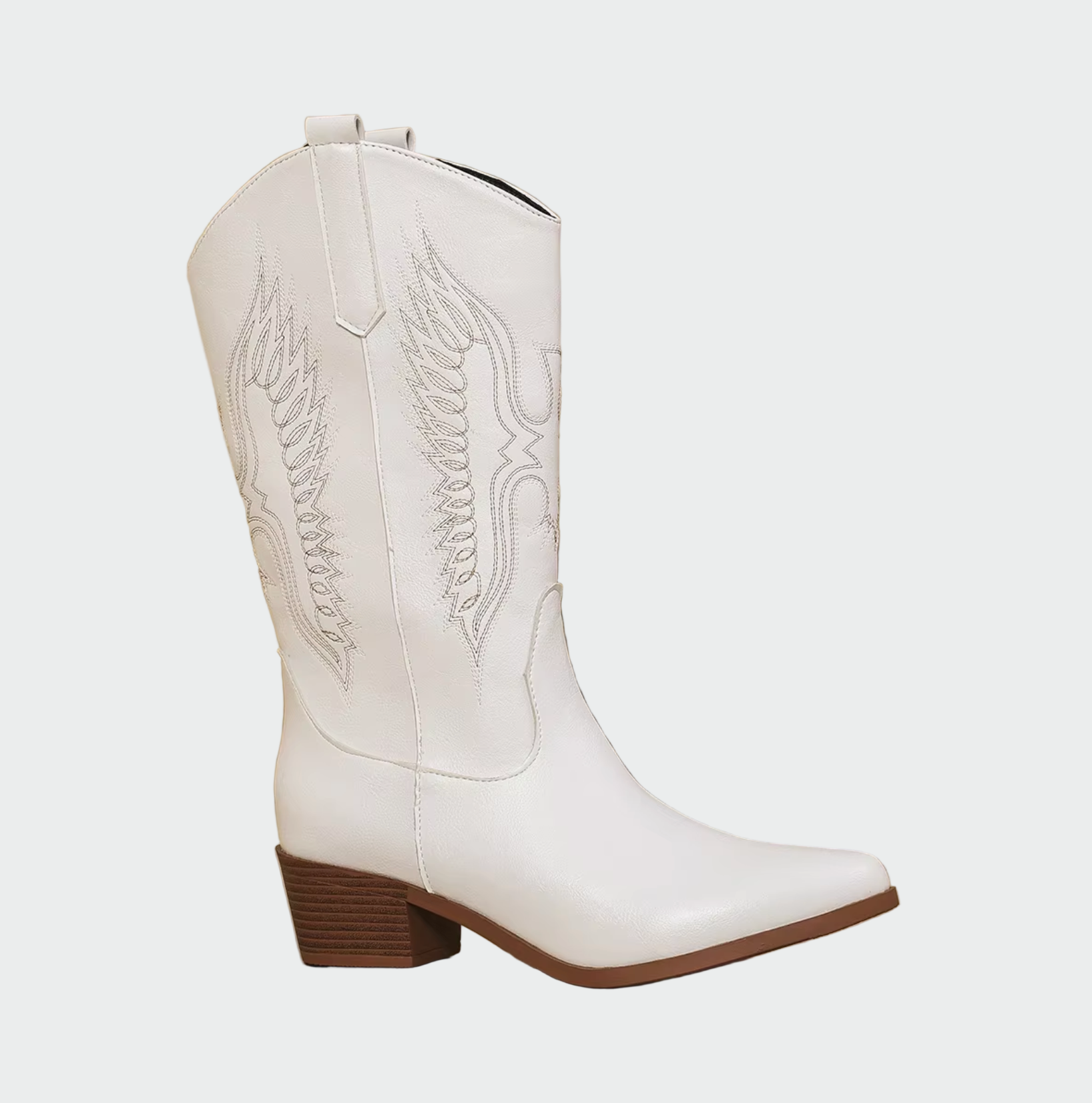 Patrícia - Botas de cowboy ocidentais em pele