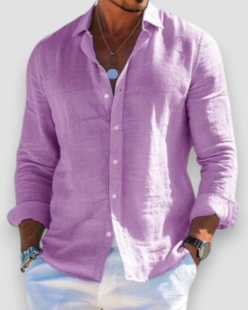 António - Camisa Casual de Linho