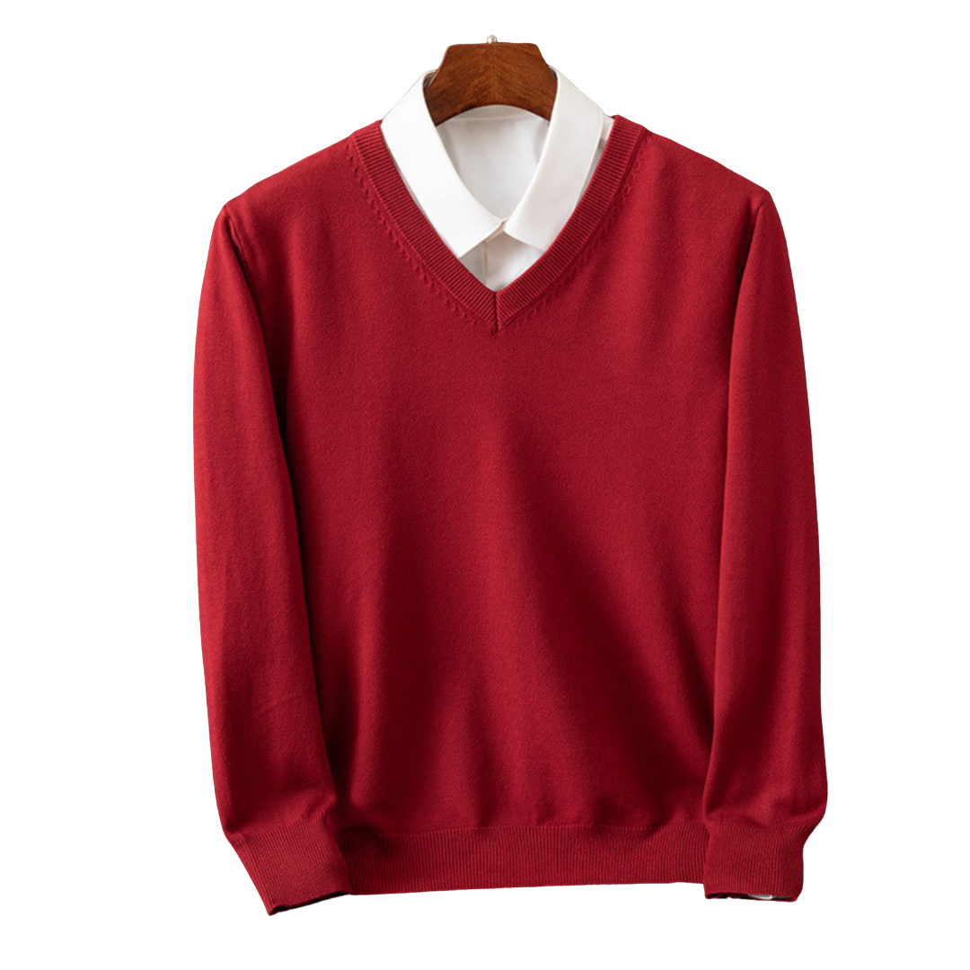 Simão - Pullover em V para Homens