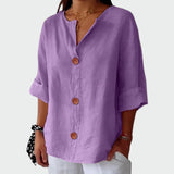 Rosa - Blusa casual com textura