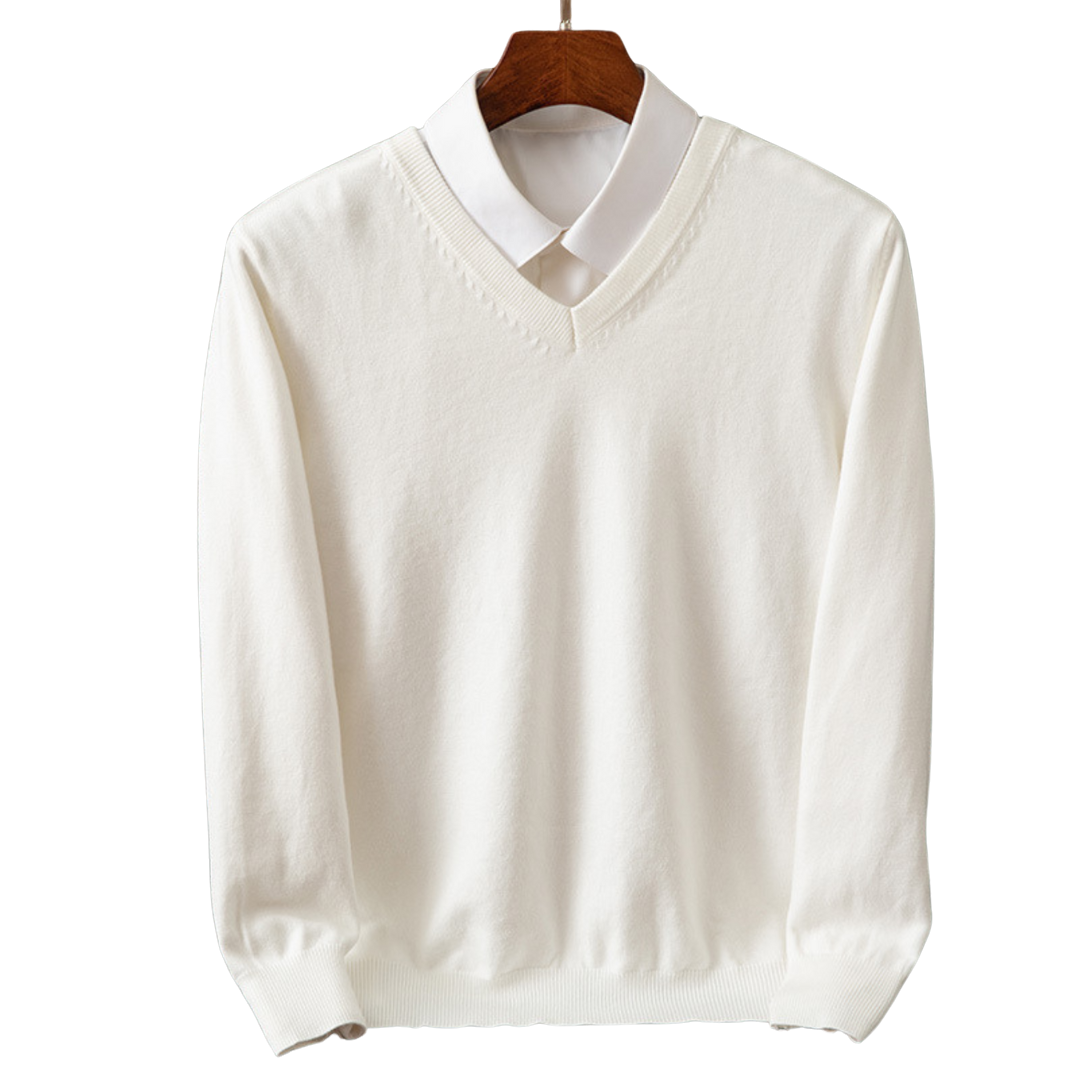 Simão - Pullover em V para Homens