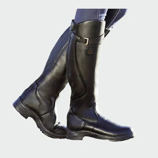 Ivone - Botas de couro ortopédicas premium
