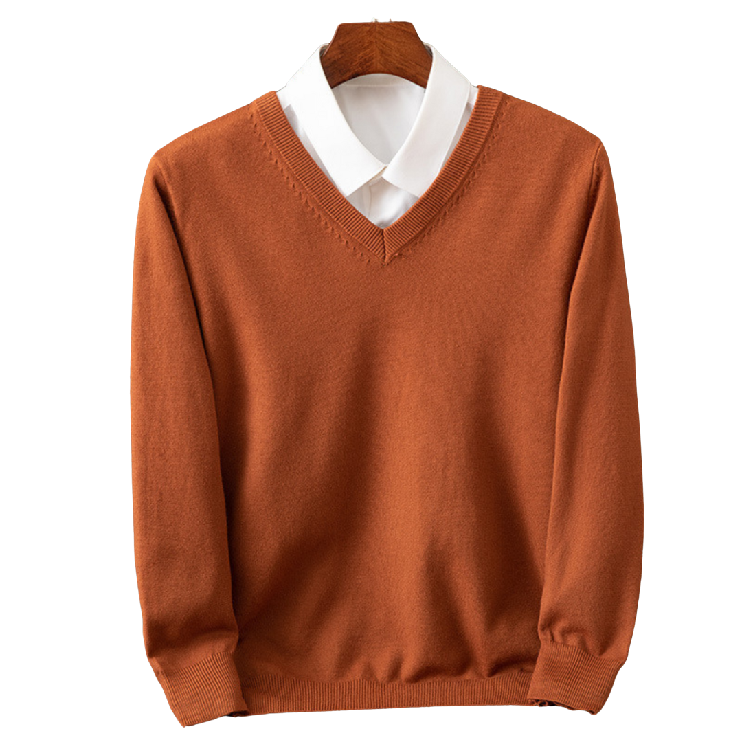Simão - Pullover em V para Homens