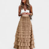Bruna - Saia Boho com Acabamento de Cetim