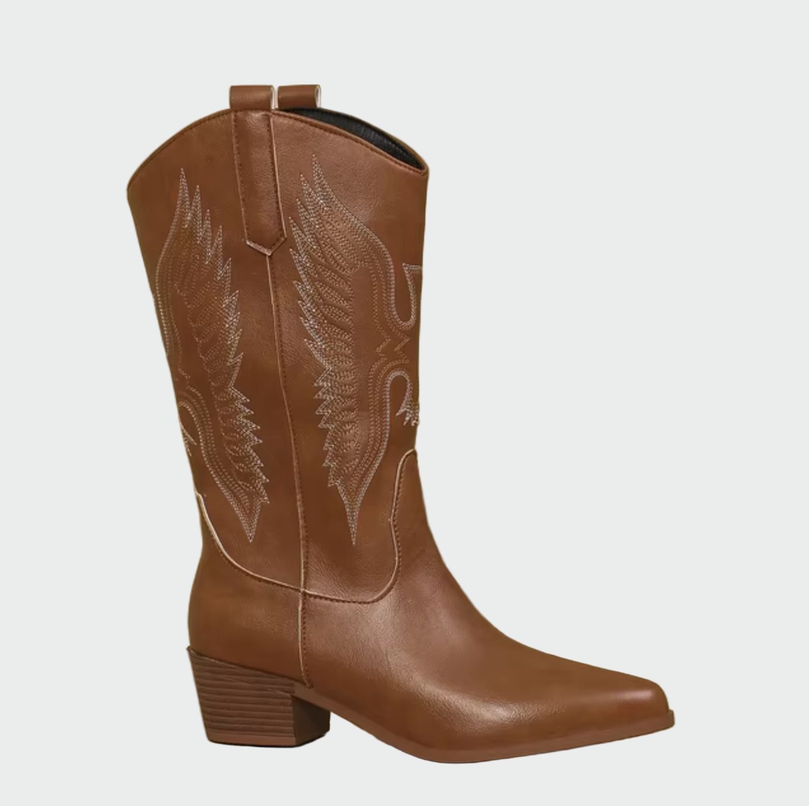 Patrícia - Botas de cowboy ocidentais em pele