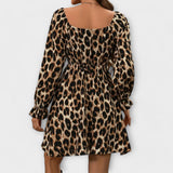 Noémia - Vestido com estampado leopardo