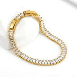 Ana - Pulseira de Rivière Baguette