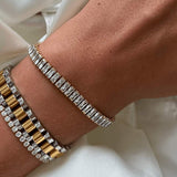 Ana - Pulseira de Rivière Baguette