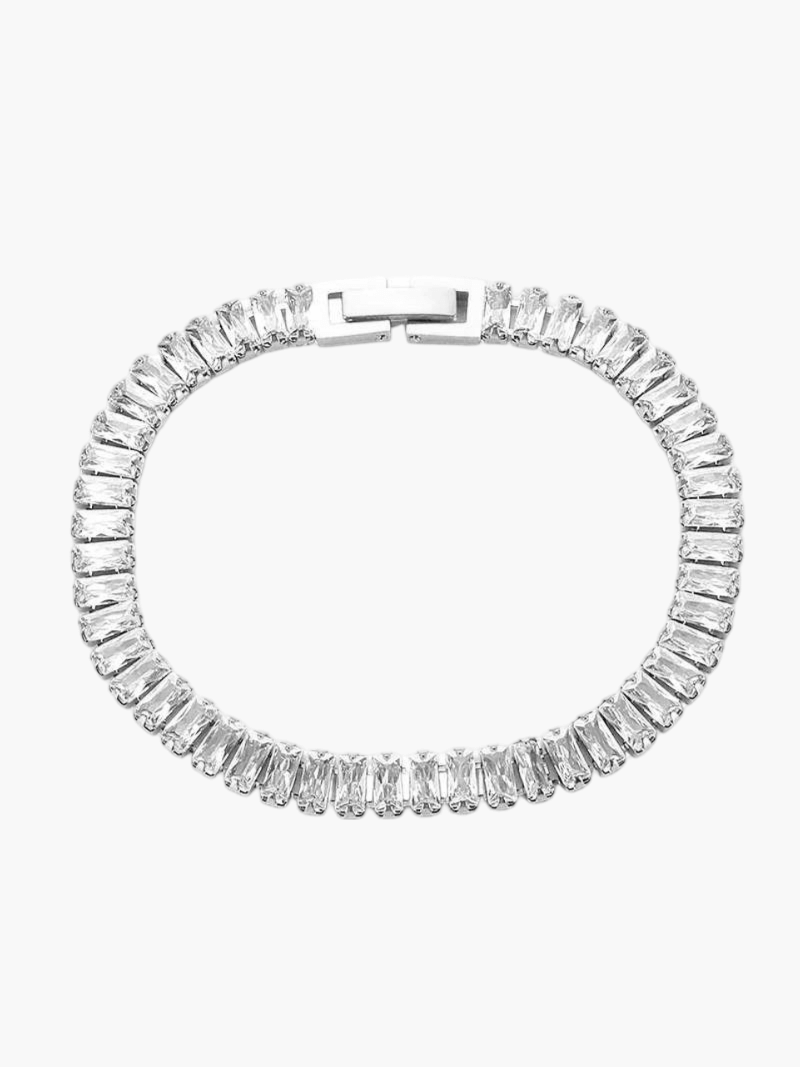Ana - Pulseira de Rivière Baguette