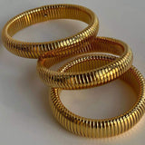 Margarida - Bracelete canelada