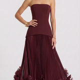 Leonor - Vestido de Gala Vermelho Cereja