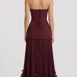 Leonor - Vestido de Gala Vermelho Cereja