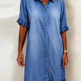 Beatriz - Vestido de Ganga Casual