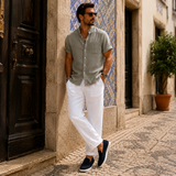 Francisco - Camisa Casual de Linho