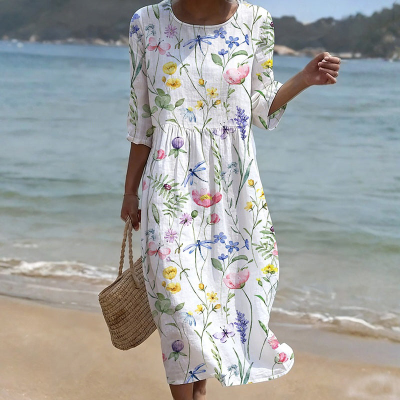 Teresa - Vestido Floral Solto