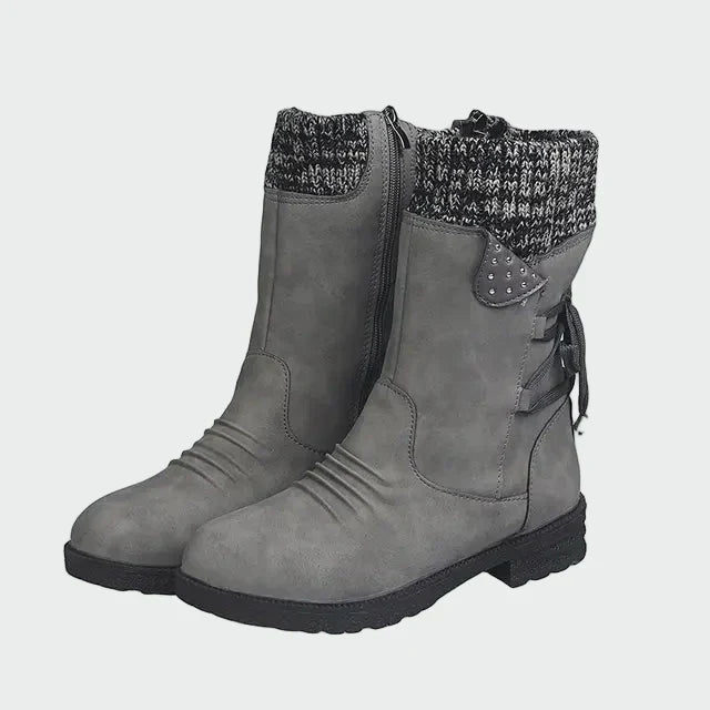 Liliana - Botins de camurça elegantes