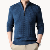 Ricardo - Pullover Malha Zíper Curto