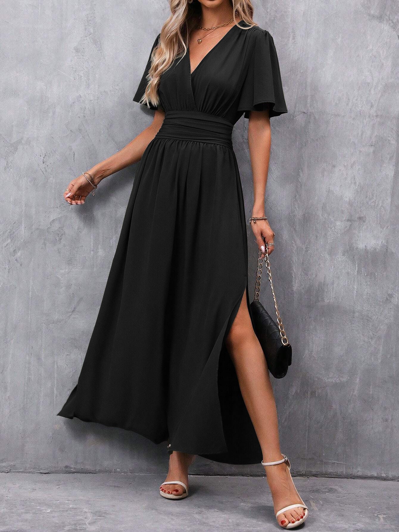 Eterna - Vestido Comprido Elegante Preto