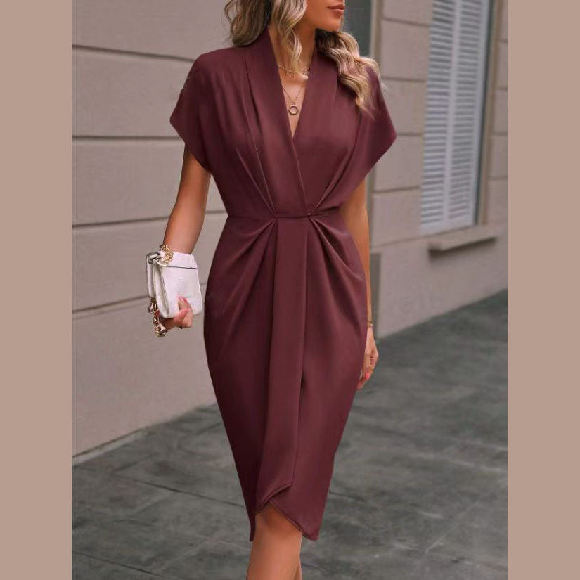 Caia - Vestido Médio Envelope