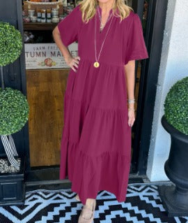 Carlota - Vestido Comprido com Movimento