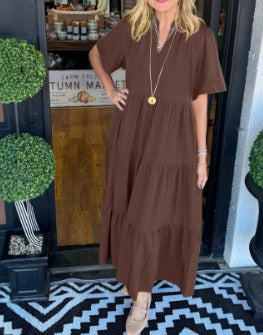 Carlota - Vestido Comprido com Movimento