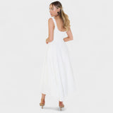 Maribel - Vestido Médio decote quadrado