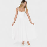 Maribel - Vestido Médio decote quadrado