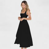 Maribel - Vestido Médio decote quadrado
