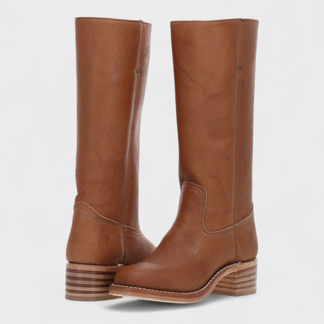Vânia - Botas Clássicas de Equitação com Canos Altos
