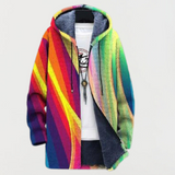 Lana - Sweatshirt com riscas de arco-íris