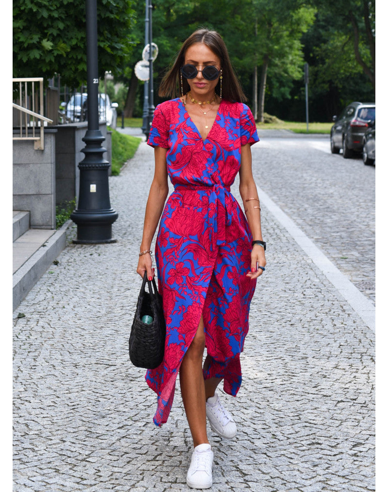 Amélia - Vestido Médio Floral